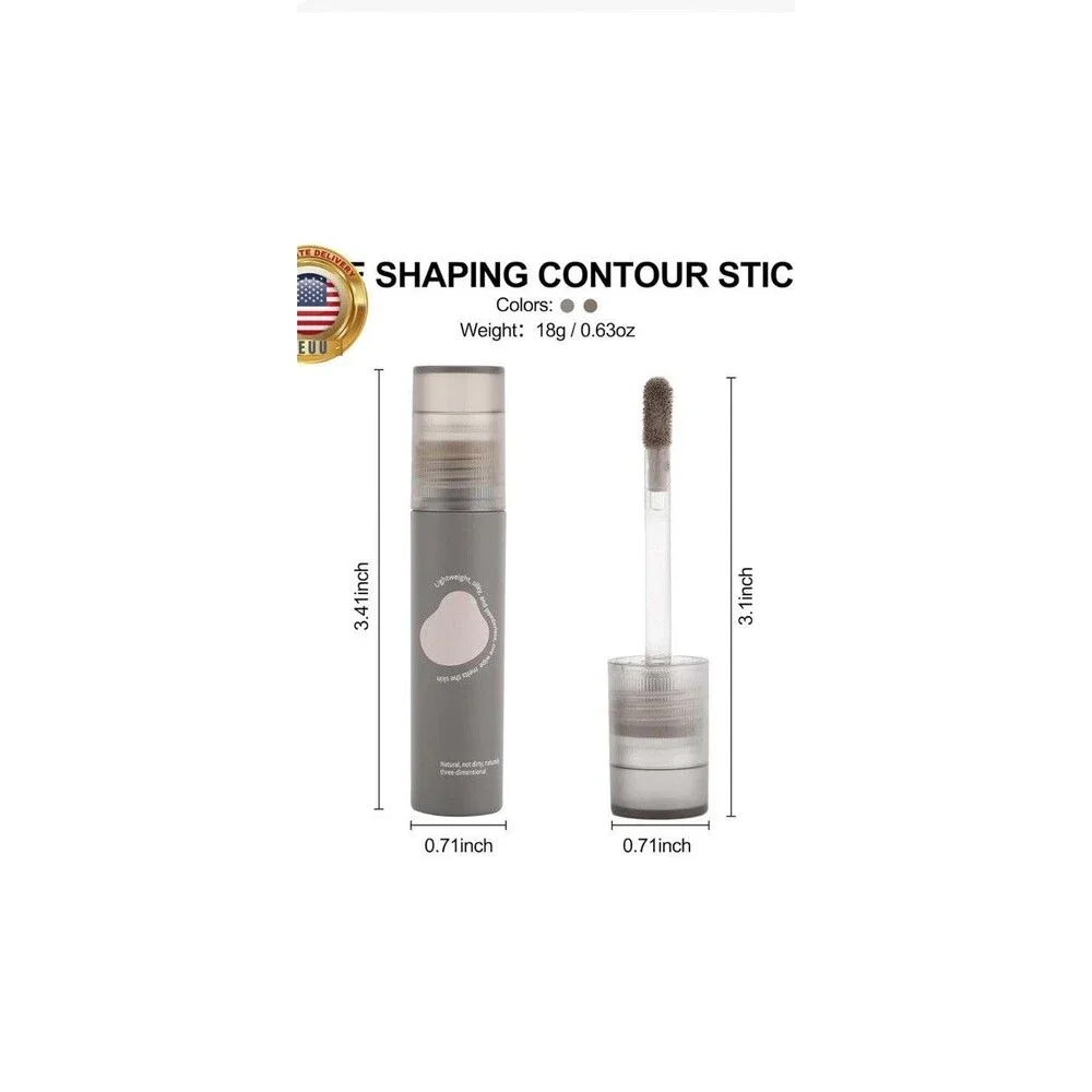 Cool Toned Liquid Contour Stick – Cold Grey Cream Bronzer for Sculpted Look